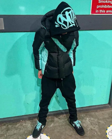 Syna World Logo Black Blue Tracksuit