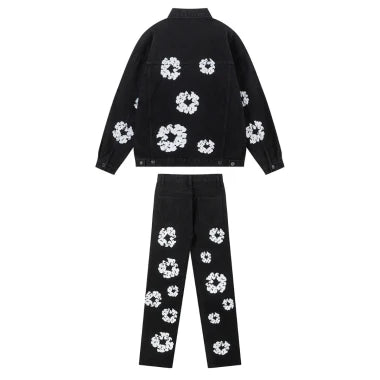 Denim Trs Black Set