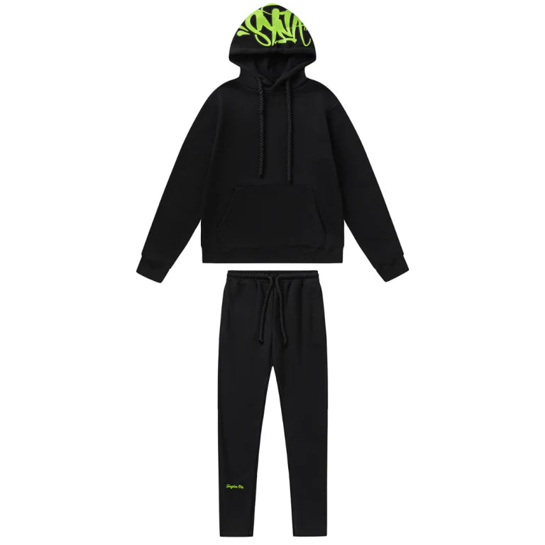 Syna World Logo Black Green Tracksuit
