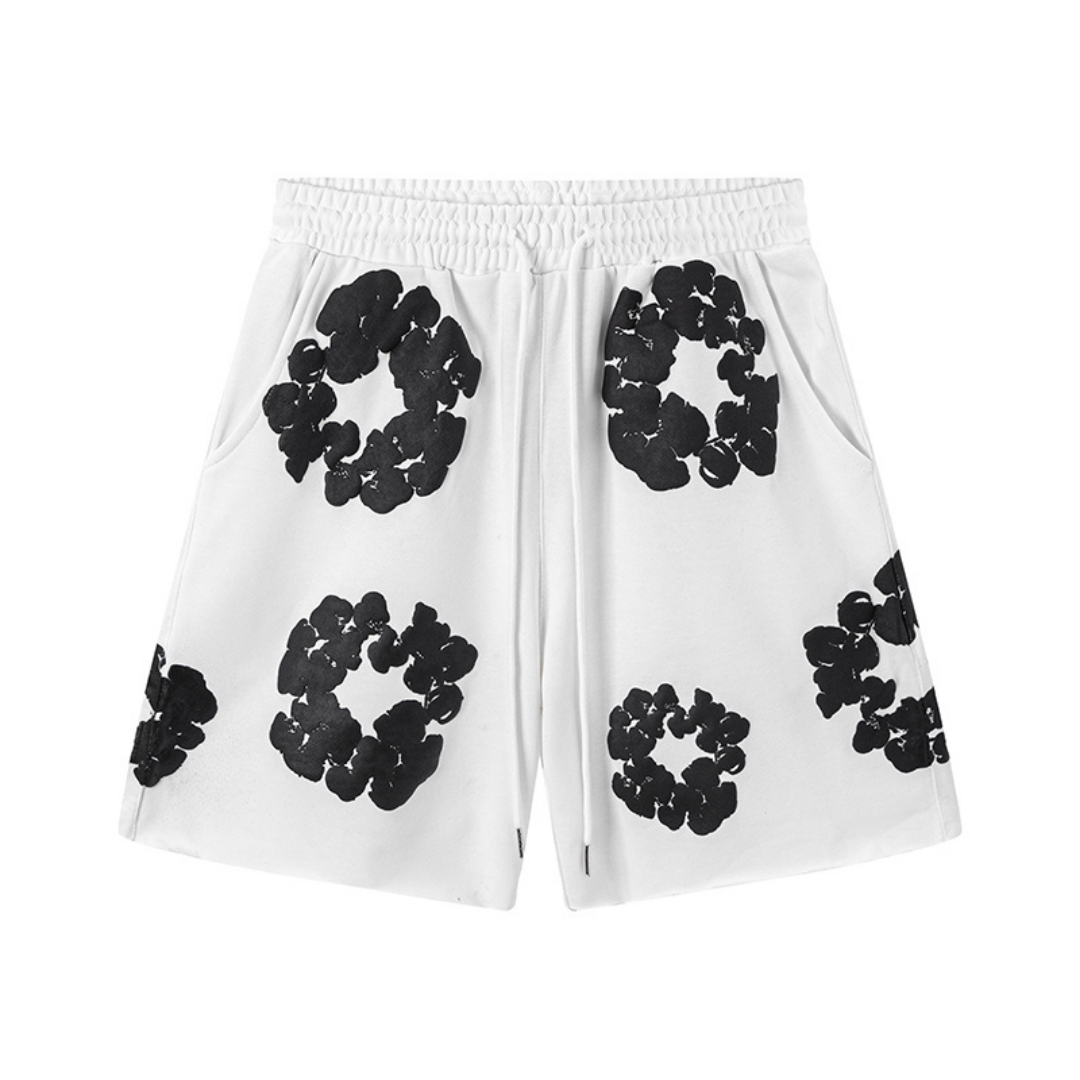 Denim Trs White Shorts