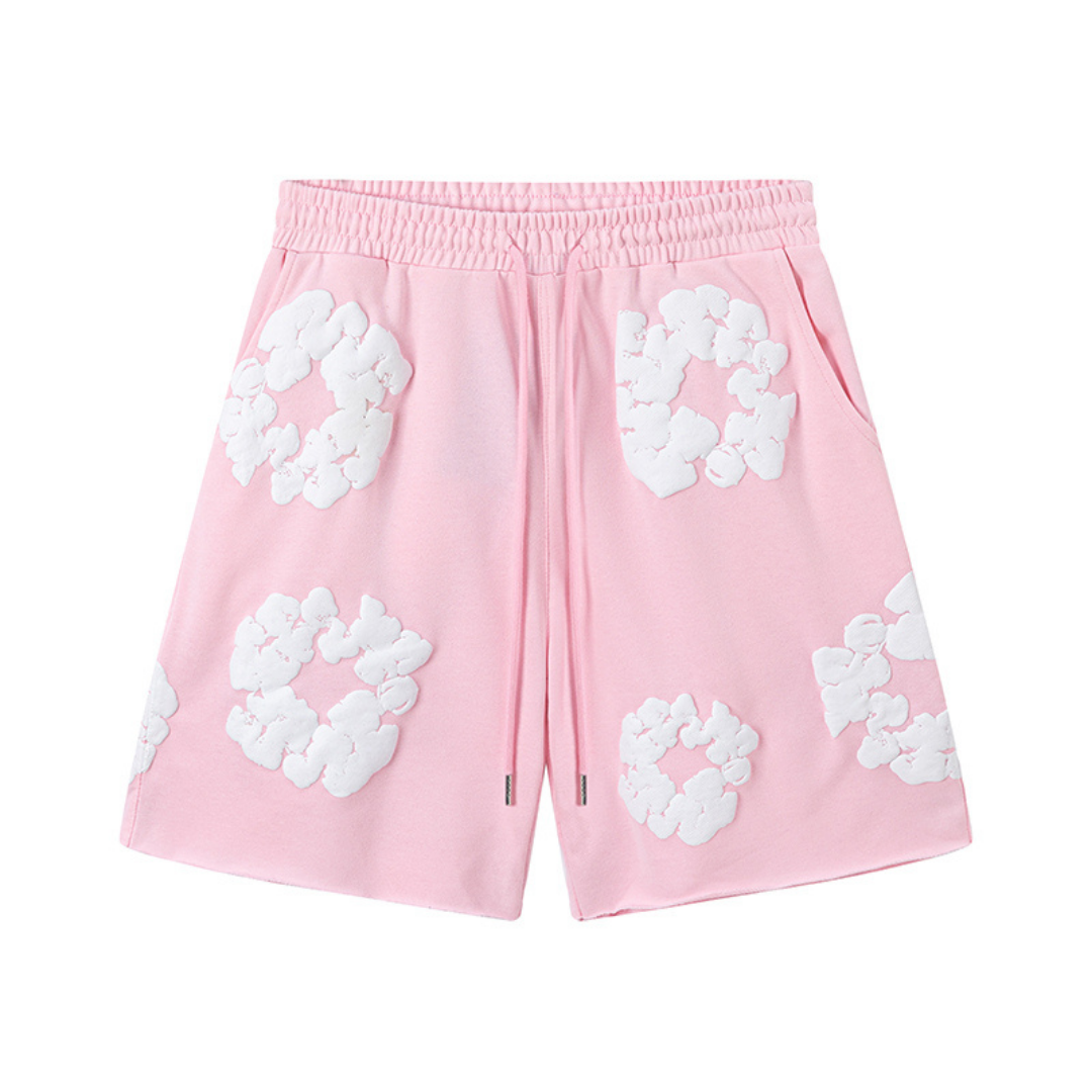 Denim Trs Pink Shorts