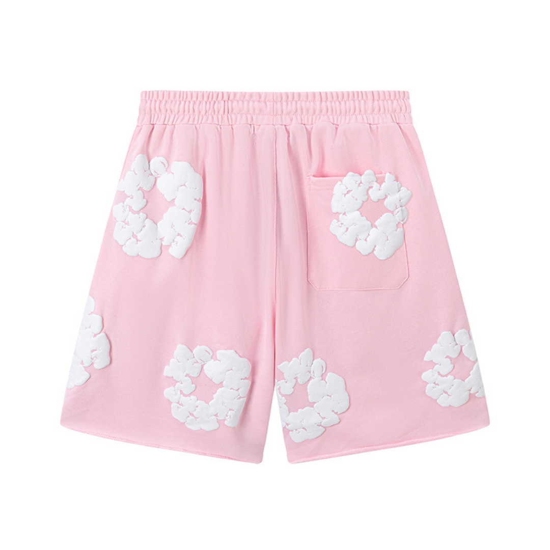 Denim Trs Pink Shorts